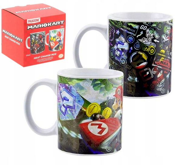 PALADONE – SUPER MARIO  – Kart – Tazza Cambia Colore cm – (In box x cm)…x12…X24